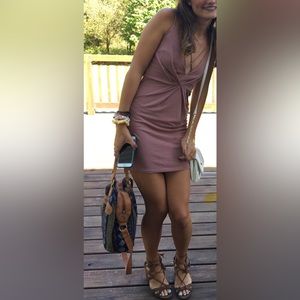 Mauve Strap Dress